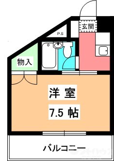 こうだ第3ハイツ 間取り