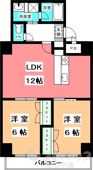 KマンションNo.6 間取り