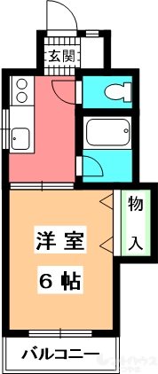 ベルシャトー 間取り