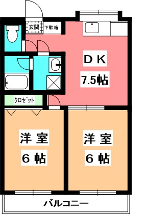 KBコート本町Ⅱ 間取り