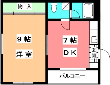 メゾンTASAKAⅡ 間取り