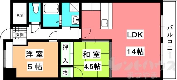 ロイヤルアネックス喜与町 間取り