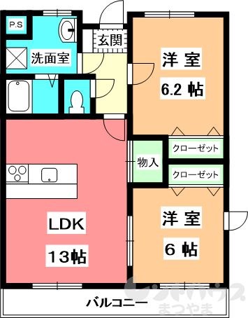 メゾンMB喜与町 間取り