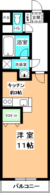 AXIS空港通 間取り