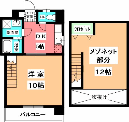 キャッスル千舟 間取り