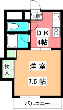 ジョイフル東野 間取り