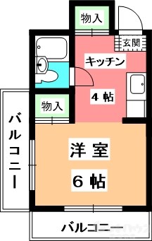 味酒ハイツ 間取り