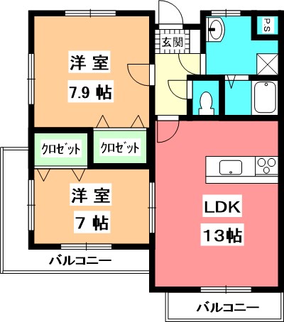 メゾンMB喜与町 間取り