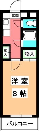 ジョイフル第5中村 間取り