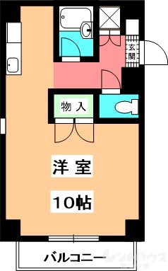 シャルマンコーポ湊町 間取り
