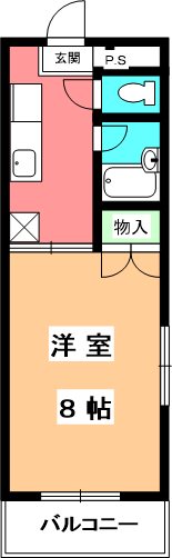 キャッスル石手 間取り
