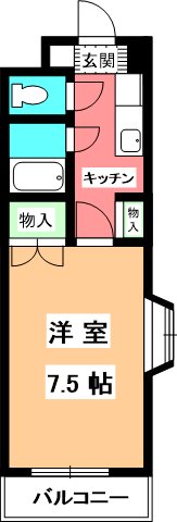 ジョイフル第2朝生田 間取り