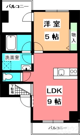 アリビオ歩行町 間取り