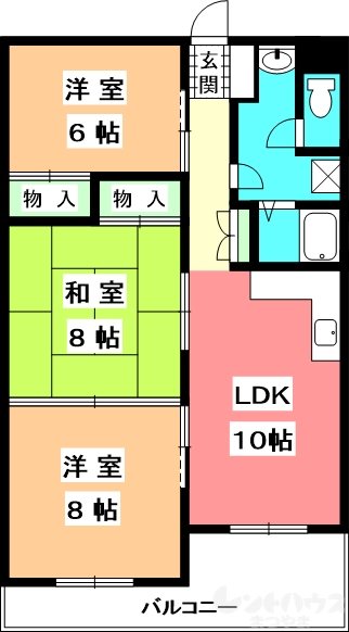 ハウス中一万 間取り