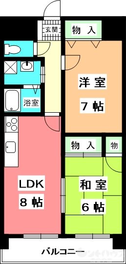 プレステージAC 間取り