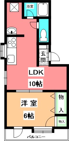 パルフェ八坂 間取り