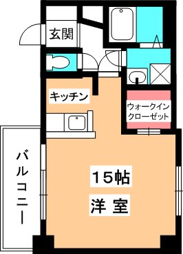 メゾンドムーアⅡ 間取り