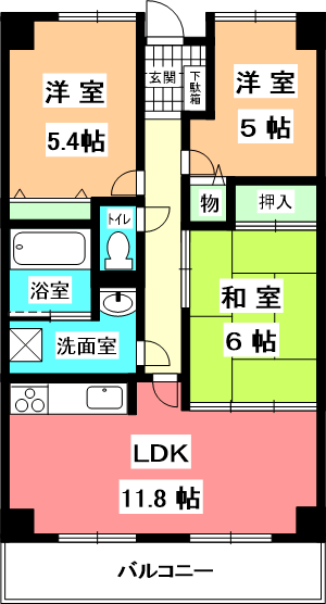 スカール今村 間取り