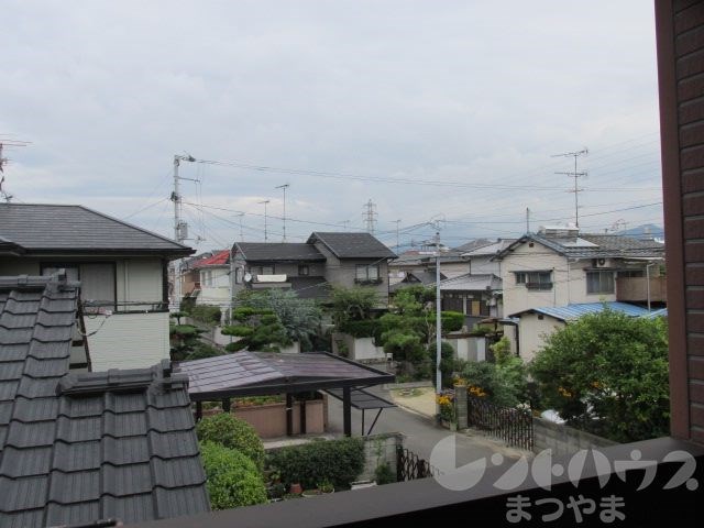 居相河原借家 眺望