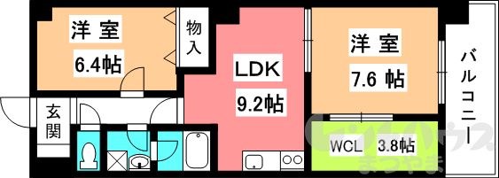 勝山町バートン 間取り