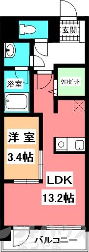 ユナイテッド勝山プレステージ 間取り