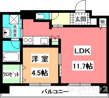 ing-αANNEX 間取り