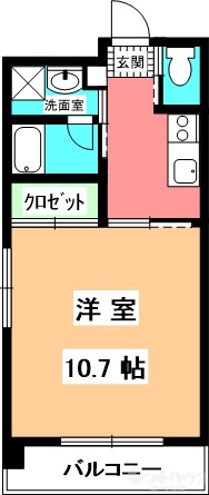 ルスト柳井町Ⅱ 間取り