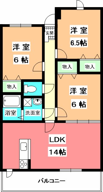 アトリウムA 間取り