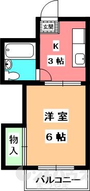 コーポ樋又B棟 間取り