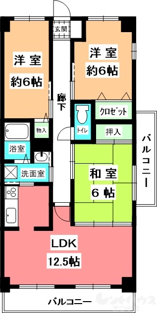 スカール道後 間取り