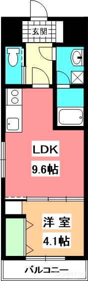 Purpose Built Flat 持田南 間取り