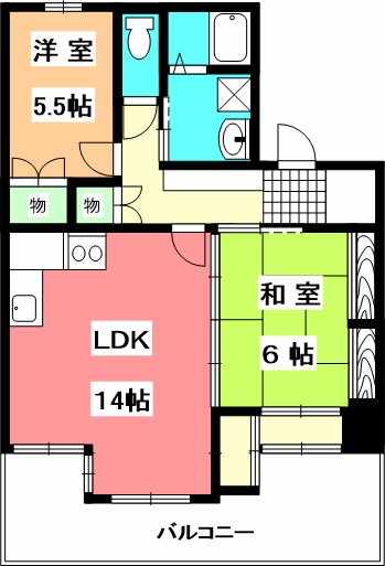 グランセル松山 間取り
