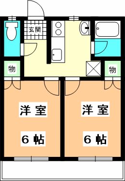 SHIMIZUMACHI FLAT 間取り