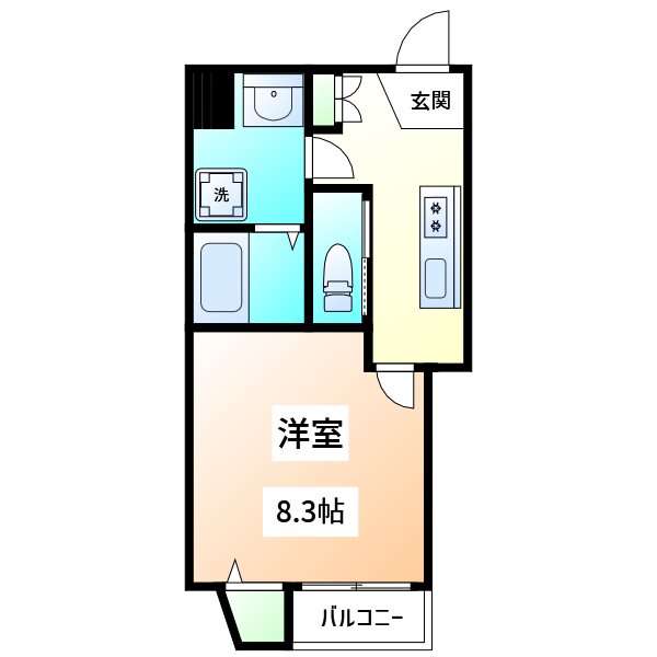 アスプラス平和通 間取り