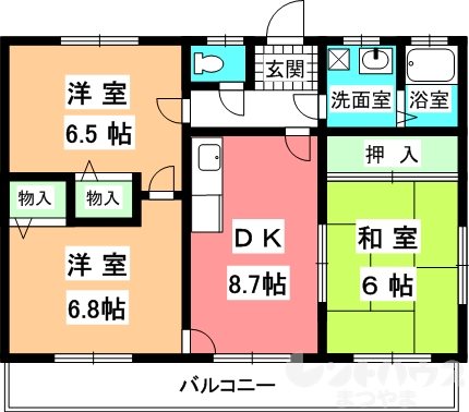 ユーミー古川北 間取り
