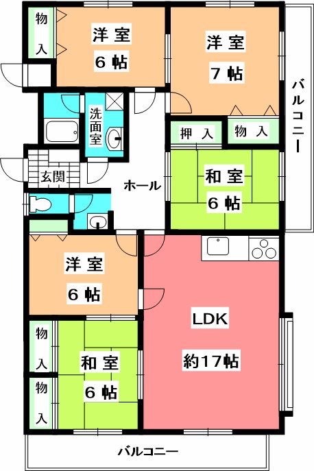 翠松ハイツ 間取り