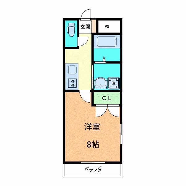 サンピア清水町Ⅱ 間取り