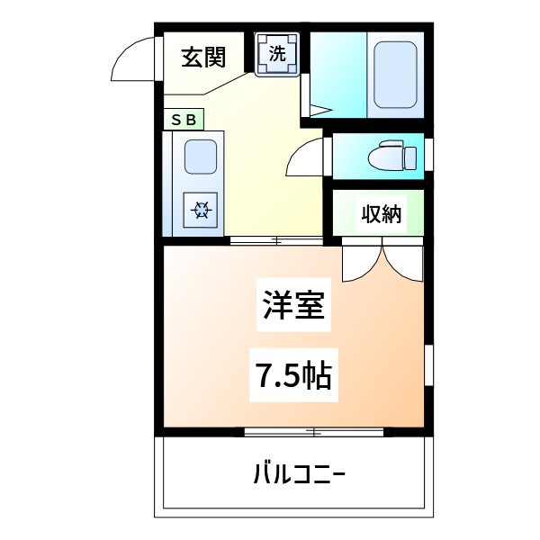メゾンパルサー道後 間取り