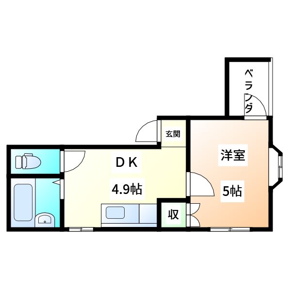 富士第6ビル 間取り
